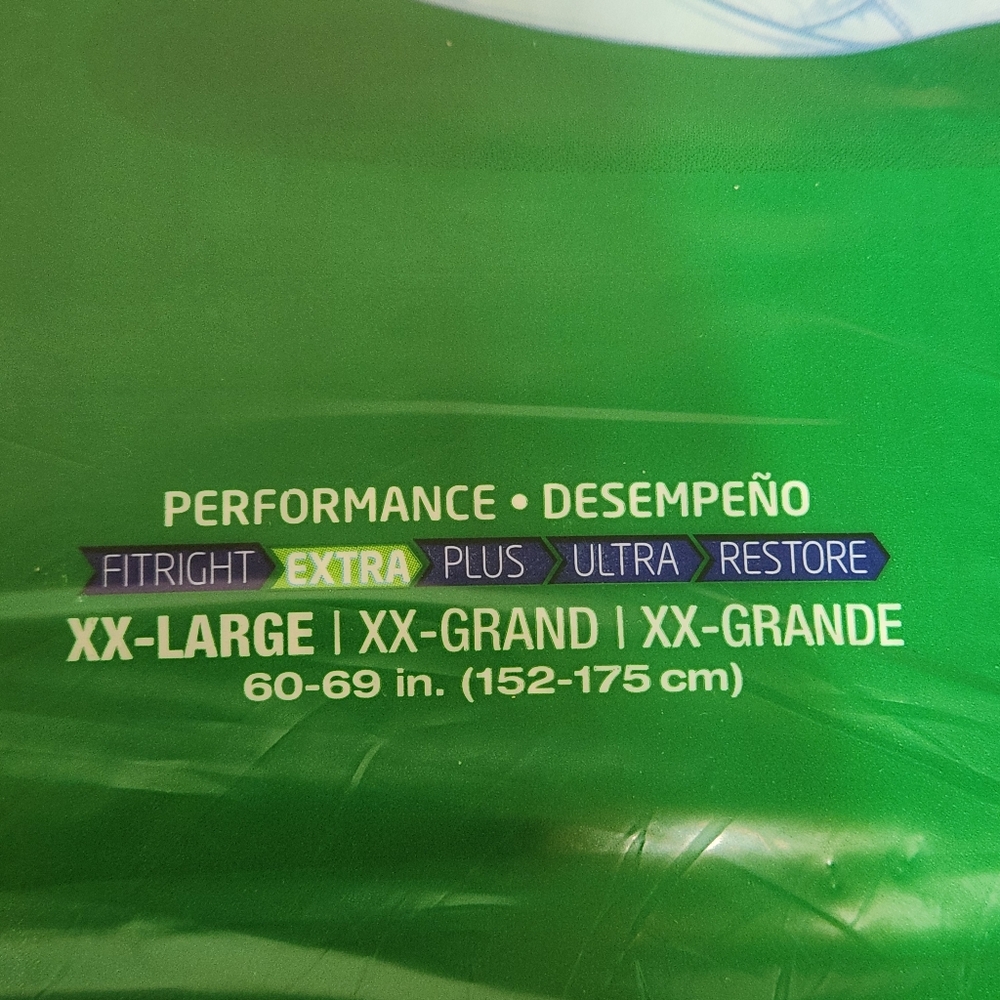 FitRight Extra Adult Diapers. SEALED PKG of 20. XXL Unisex Briefs Odor … - Picture 6 of 6